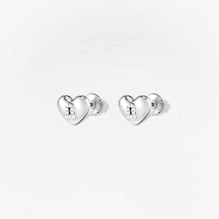 Un-Lock-It The Alma Edition Earrings in Small - White Gold