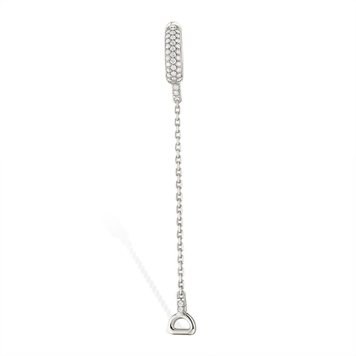 Silhouette The Ear Cuff - White Gold