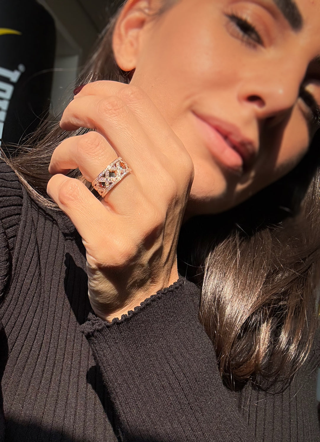 Sophisticated The Statement Ring - Rose Gold