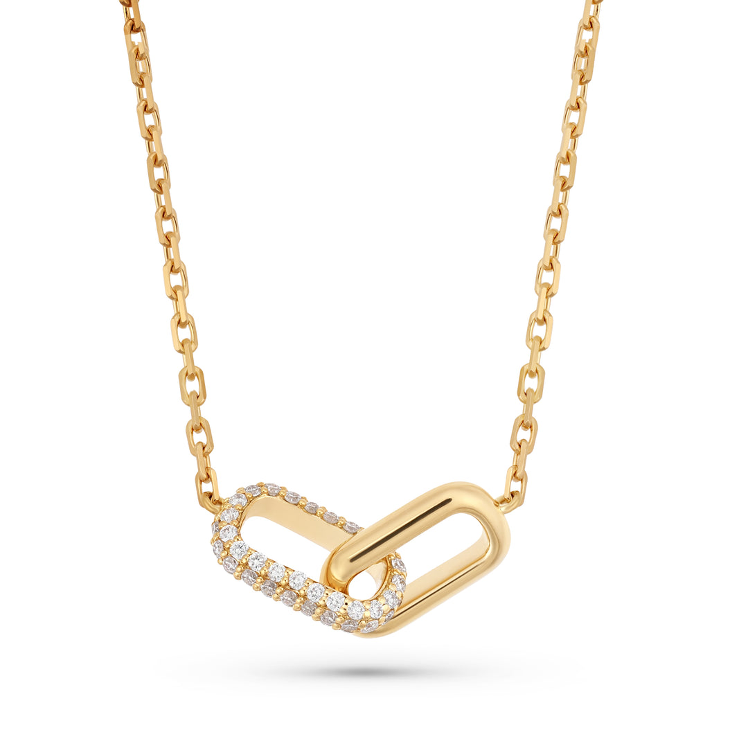 The Fabby Silhouette Necklace Diamond Whisper Edition