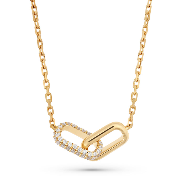 The Fabby Silhouette Necklace Diamond Whisper Edition