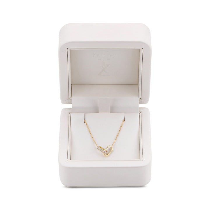 The Fabby Silhouette Necklace Diamond Whisper Edition