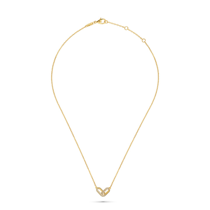 The Fabby Silhouette Necklace Double Diamond Edition