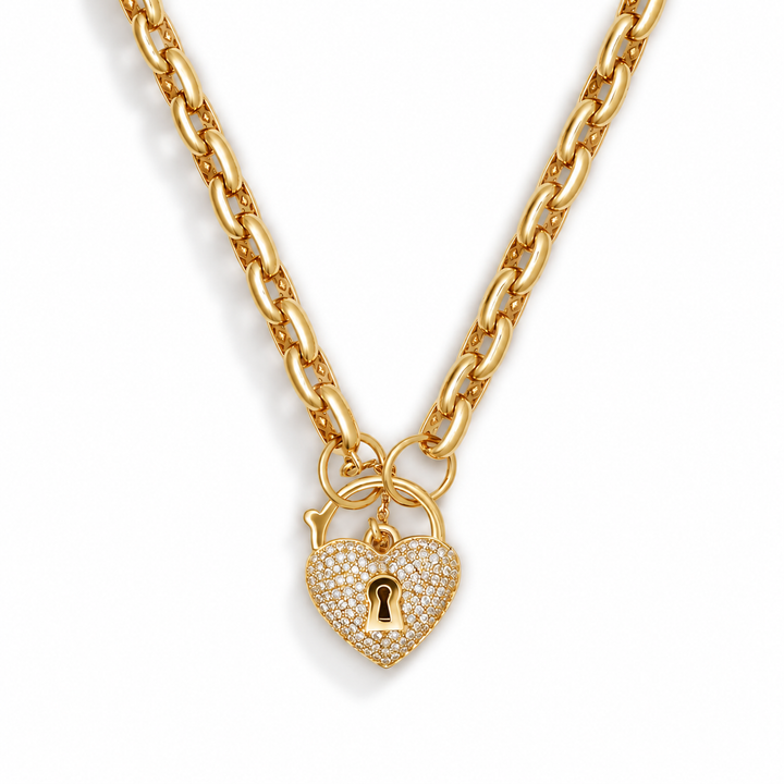 Un-Lock-It The Necklace Full Diamond