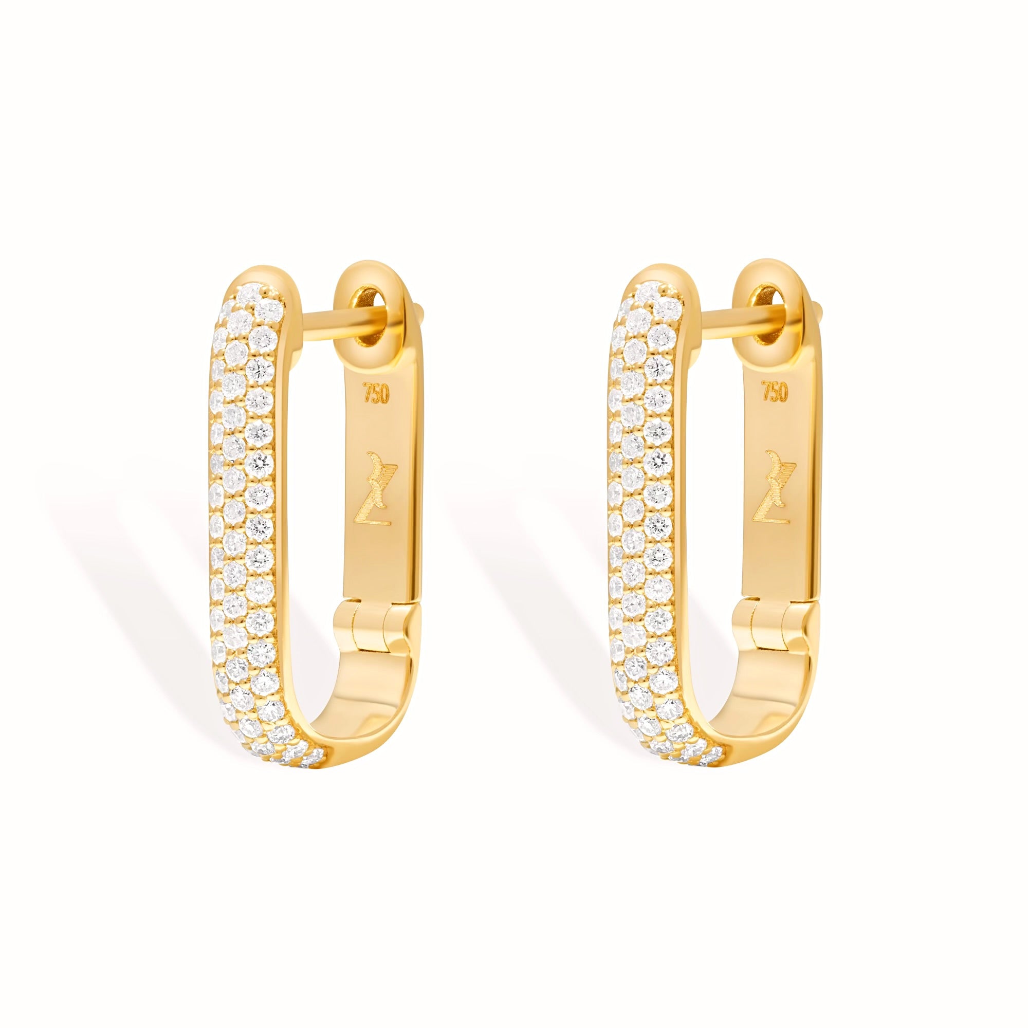 Silhouette 17mm Earrings – RZ By Rima Zahran
