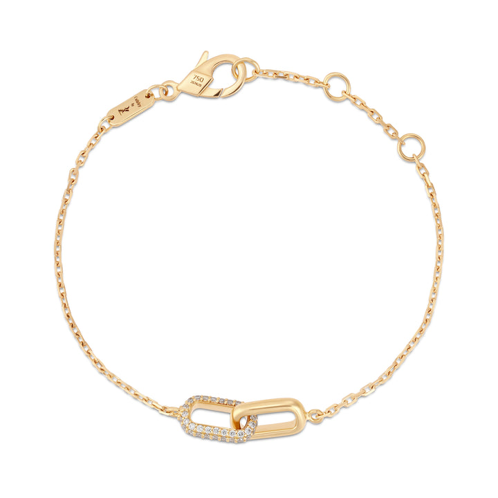 The Fabby Silhouette Bracelet - Diamond Whisper Edition