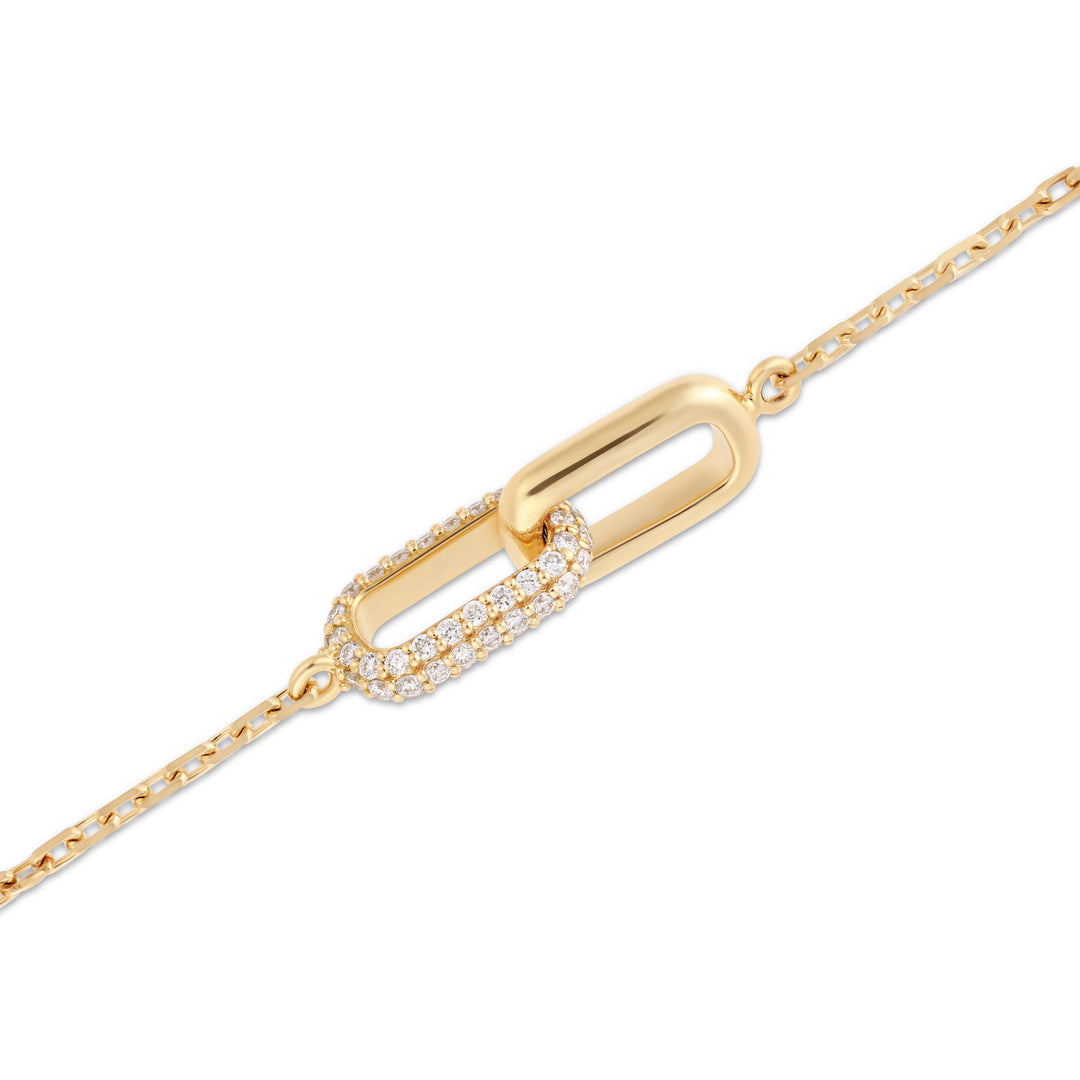 The Fabby Silhouette Bracelet - Diamond Whisper Edition