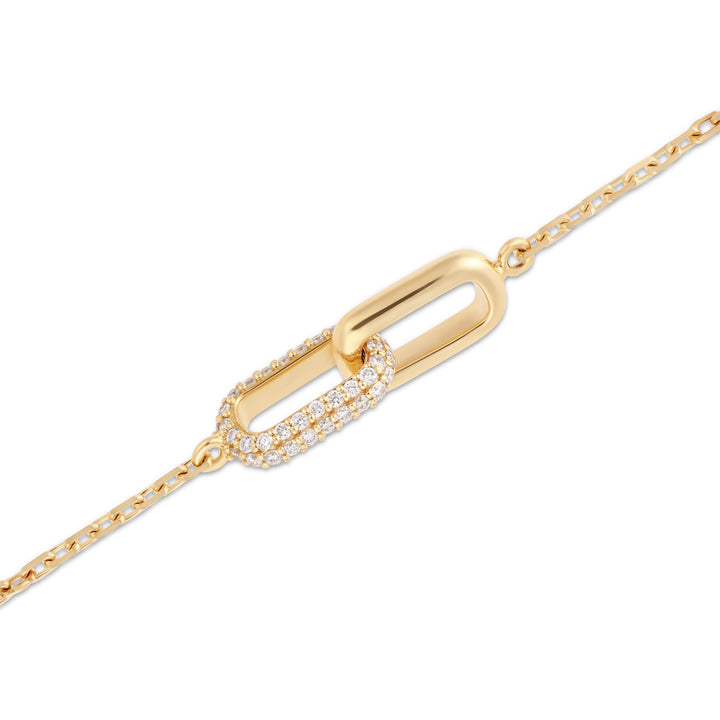 The Fabby Silhouette Bracelet - Diamond Whisper Edition