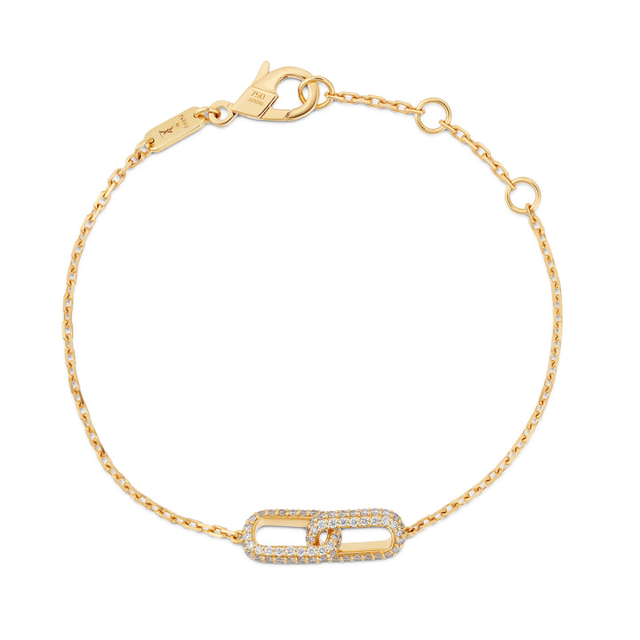 The Fabby Silhouette Bracelet Double Diamond Edition
