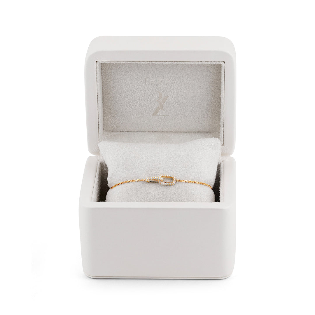 The Fabby Silhouette Bracelet Double Diamond Edition