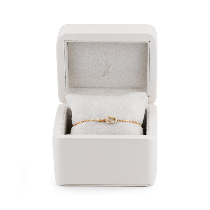 The Fabby Silhouette Bracelet Double Diamond Edition