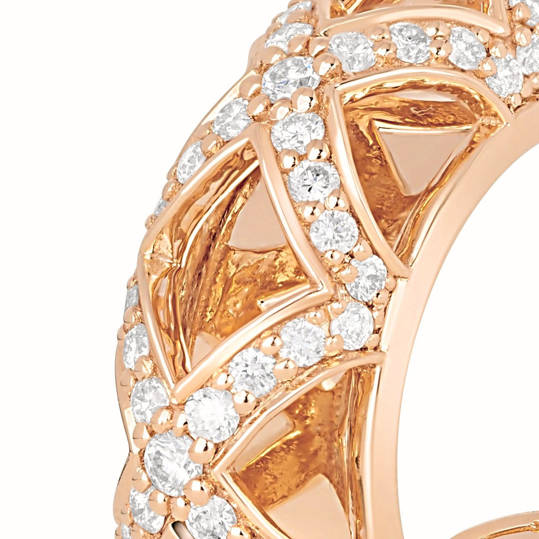 The Mini Hoop in Rose Gold