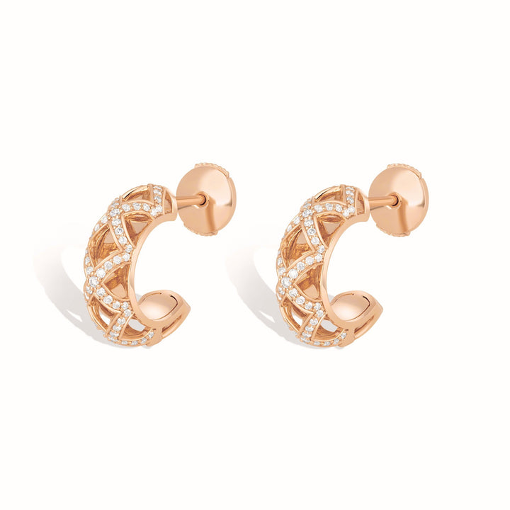 The Mini Hoop in Rose Gold