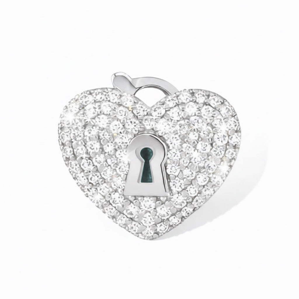 Un-Lock-It The Forever Earrings White Gold Edition