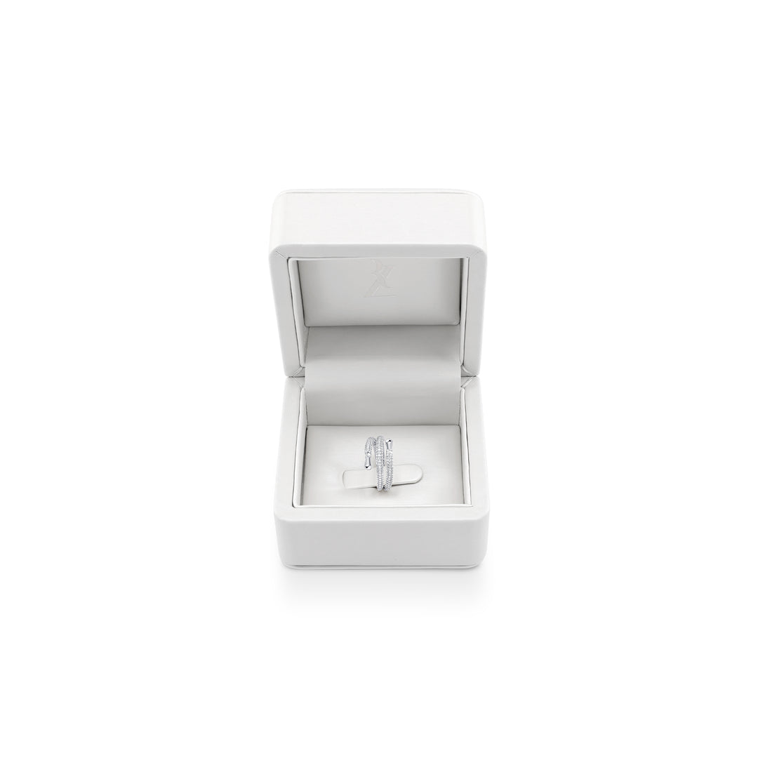 ResilienceThe Double Diamonds Ring - White Gold Edition