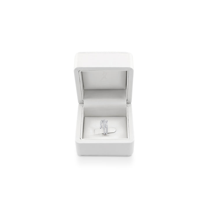 ResilienceThe Double Diamonds Ring - White Gold Edition