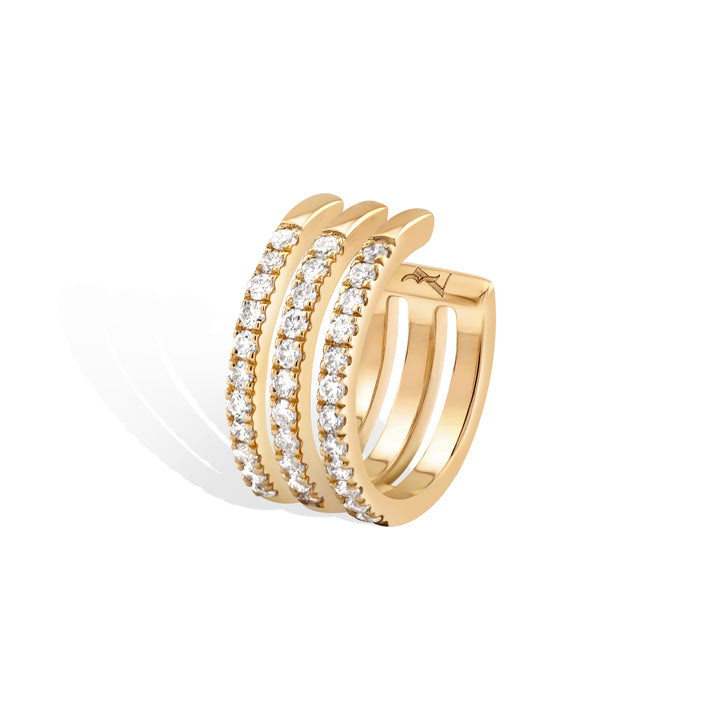Signature The Three Row Diamond Cuff
