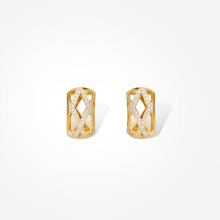 The Magnum Opus Earrings - Yellow Gold