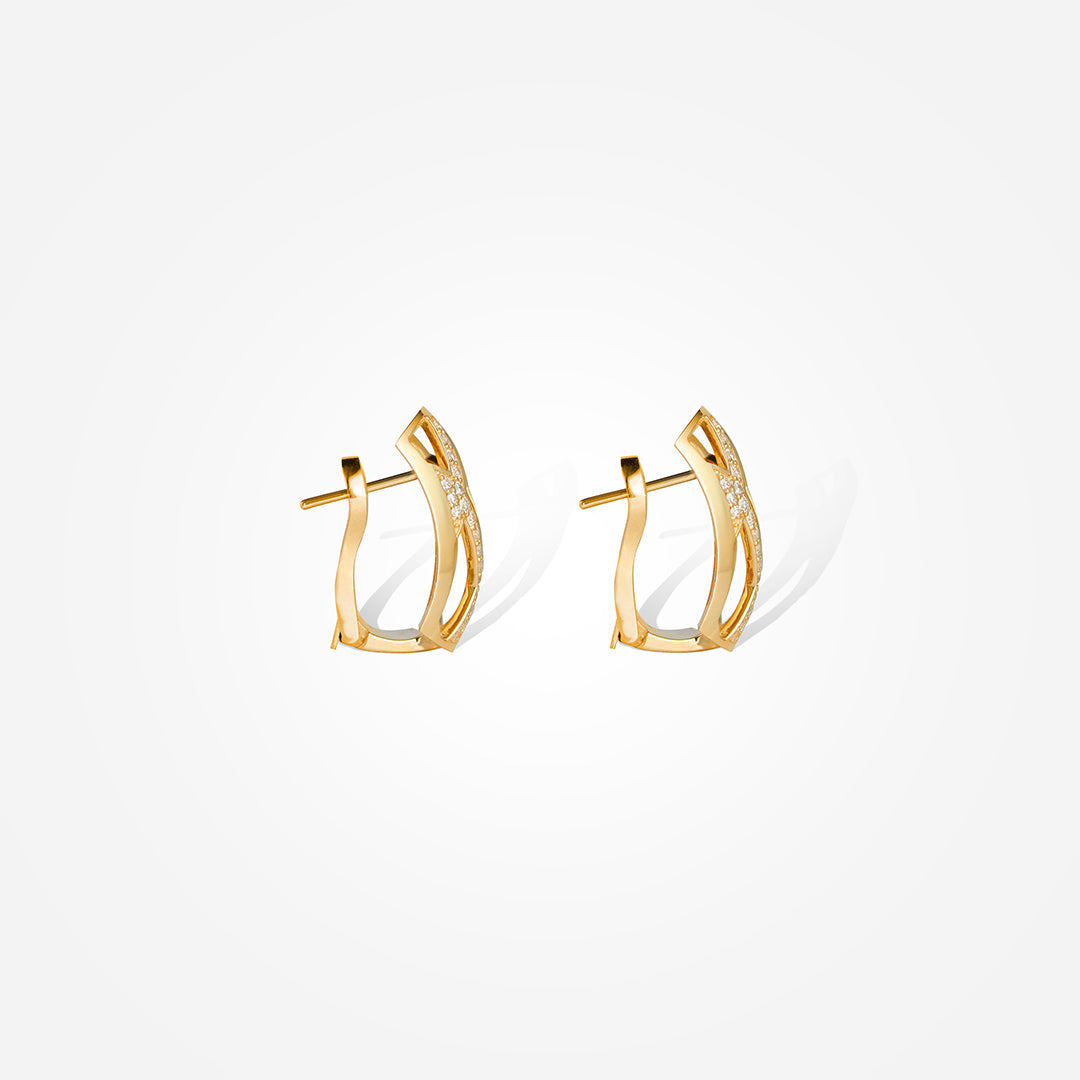 The Magnum Opus Earrings - Yellow Gold