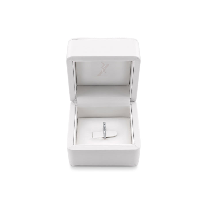 Signature Duet Pinkie Ring - White Gold