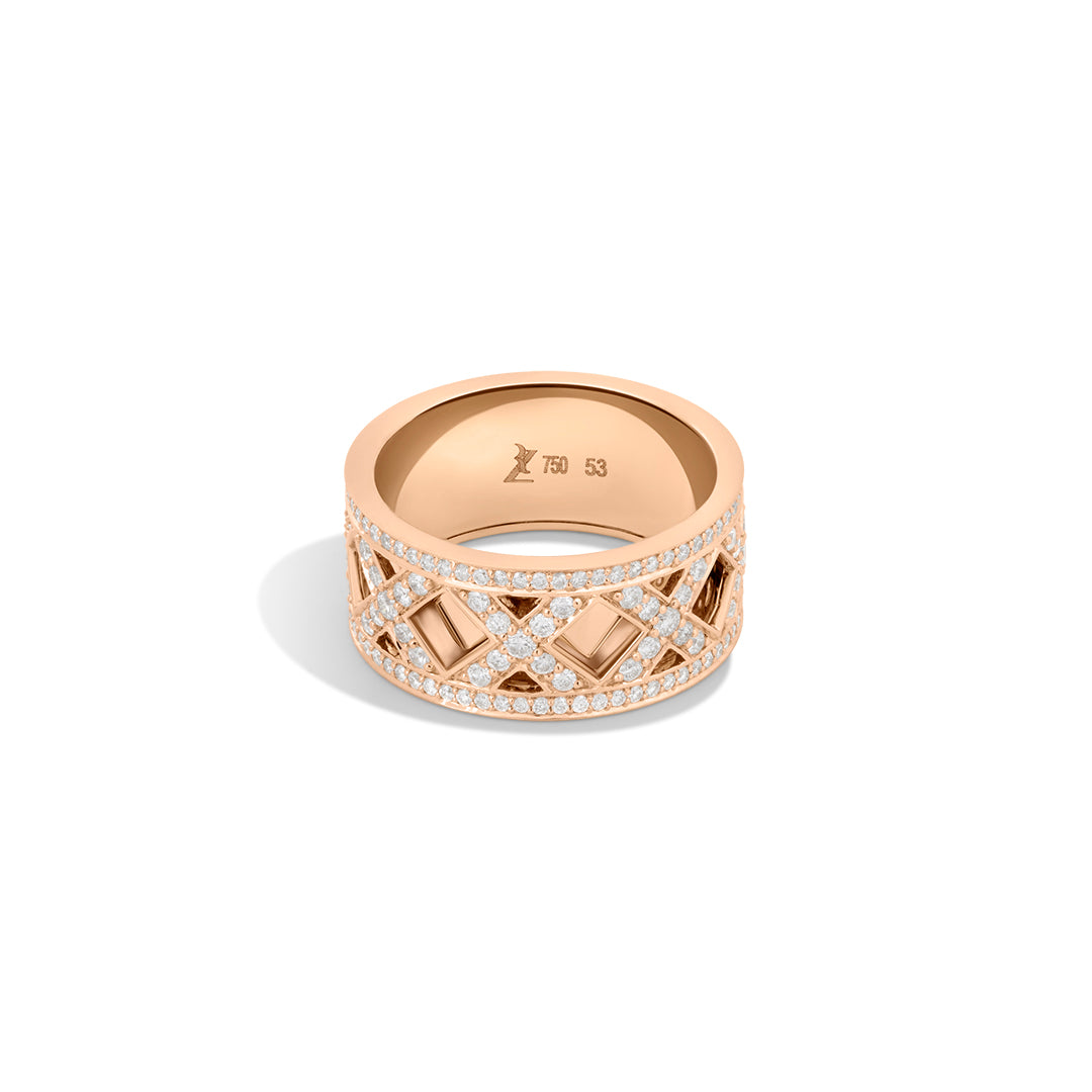 Sophisticated The Statement Ring - Rose Gold